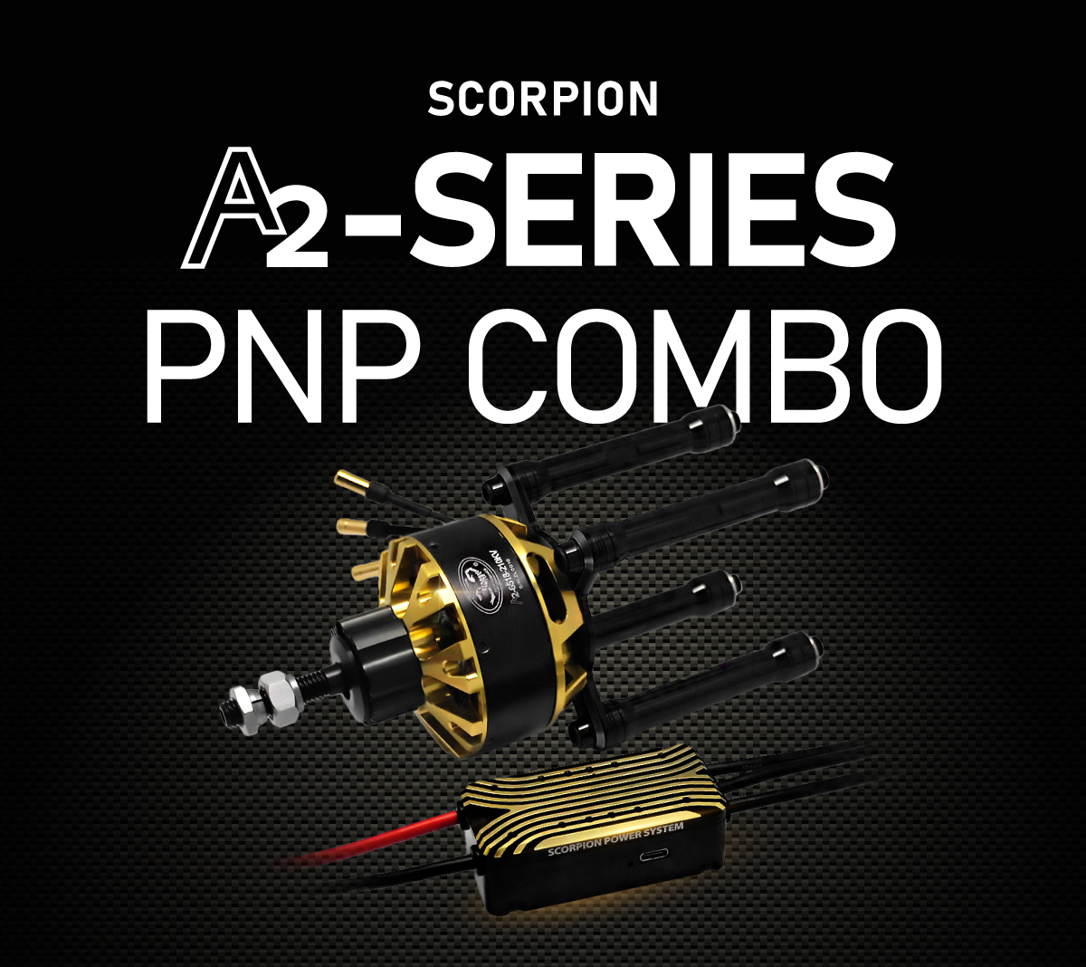Scorpion A2-6518 PNP Combo (12s / 40cc / 5500w) features